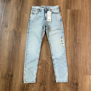 NEW Levi's 512 Slim Taper Fit Mens Jeans Light Acid Wash Sz 28x30